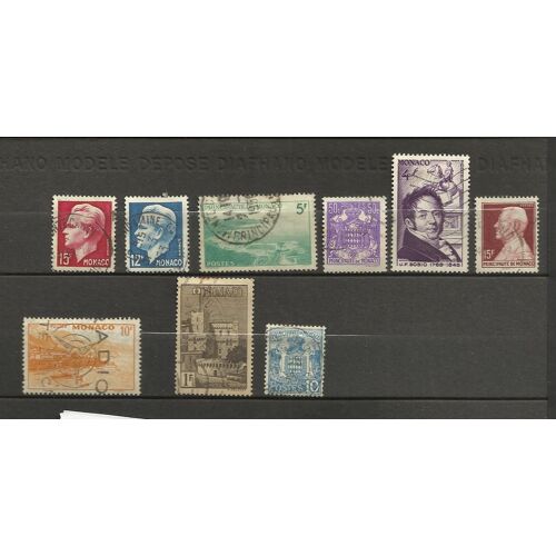 Timbres Oblitérés Monaco
