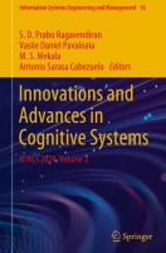 Innovations And Advances In Cognitive Systems