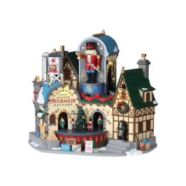 L'usine De Casse-Noisettes En Bois De Ludwig, Avec Adaptateur 4,5 V - Lemax 29 X 20 X 28 Multicouleurs