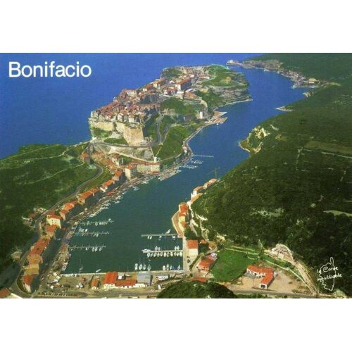 Carte Postale Bonifacio Corse Du Sud Vue Generale
