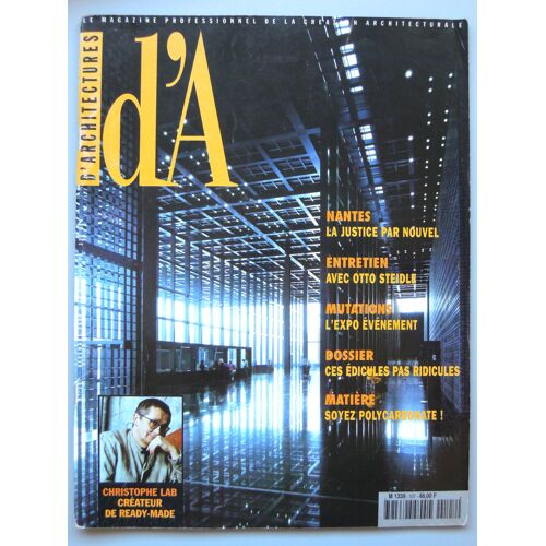 D'a - D'architectures N° 107