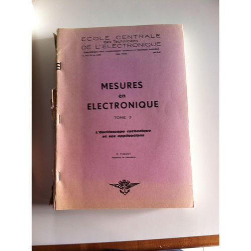 Mesures En Electronique Tome 3