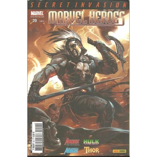 Marvel Heroes ( Secret Invasion ) N° 20 : " Imbattable " ( Avengers : The Initiative + Hulk + The Mighty Avengers + Thor )