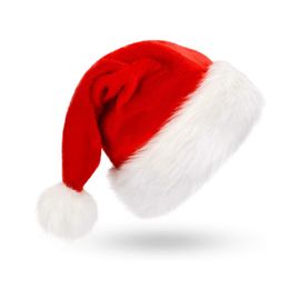 Bonnet De Noel Taille Adulte Rouge Rouge M