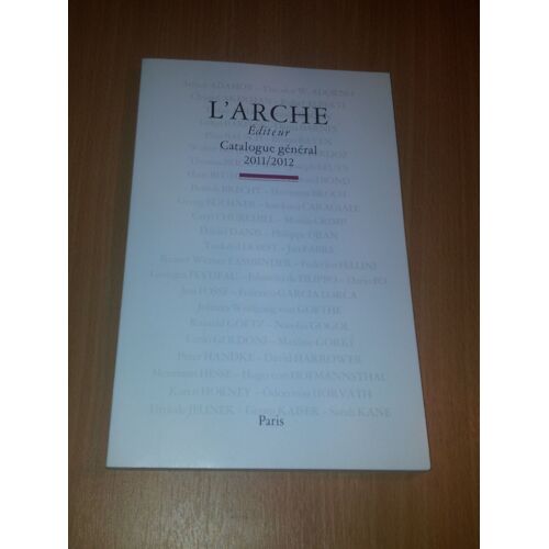L'arche Éditeur - Catalogue Général 2011/2012