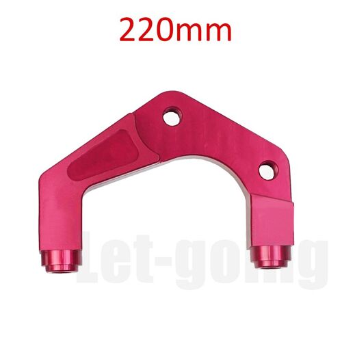 Red 220mm Adaptateur D'étrier De Frein De Moto, Montage Radial, Support De Support D'invite Pour Scooter Yamaha Rsz Jog Force Rpm Adelin Adl01, 82mm ""Nipseyteko""