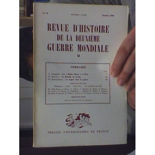 Revue D'histoire De La Deuxieme Guerre Mondiale 32