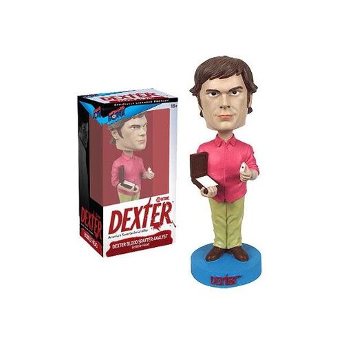 Bif Bang Pow Dexter Bobble Head Blood Spatter Analyst Sdcc 2013 Exclusive