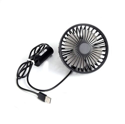 Ventilateur de refroidissement pour voiture avec rotation à 360° et vitesse réglable