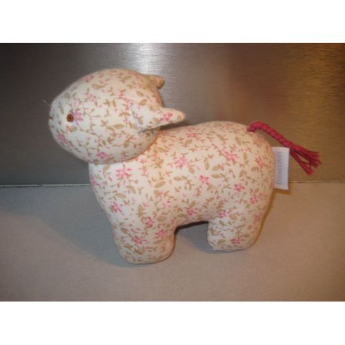 Poupée Chiffon Doudou Poney Cheval Fleurs Trousselier 20 Cm