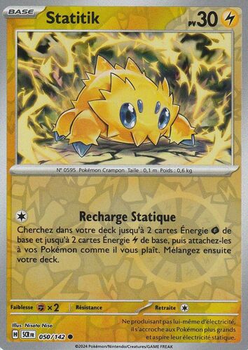 Carte Pokémon - Statitik - 050/142 - Reverse - Ev7 Couronne Stellaire