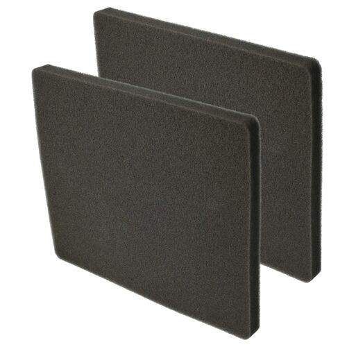 vhbw Kit de 2x Filtres compatible avec AEG AJM6815 (903151550) aspirateur - filtre de sortie d'air (filtre éponge), noir