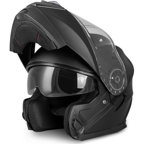 Vinz Helmets - Santos - Casque Modulable Avec Visière Solaire - Taille L - Noir