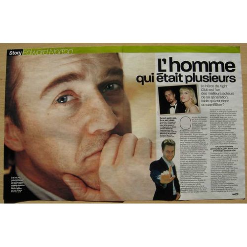 Voici N°872, Coupure De Presse, Edward Norton