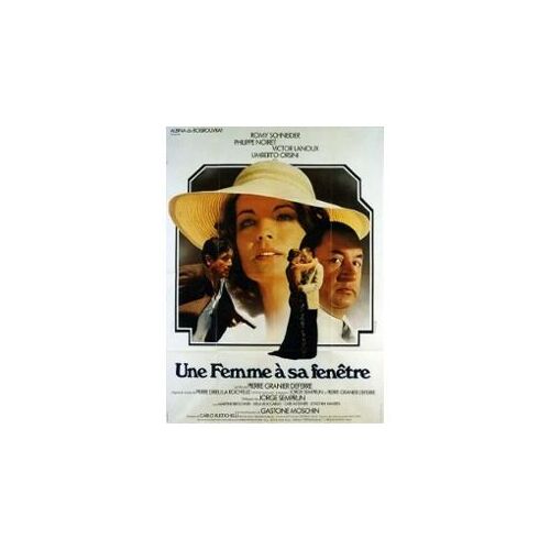 Une Femme À Sa Fenêtre - Pierre Granier Deferre - Victor Lanoux - Romy Schneider - Affiche De Cinéma Pliée 60x80 Cm