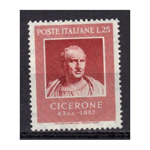 Italie 1957 : Bimillénaire De La Mort De Cicéron : Buste Du Musée Du Capitole - Timbre Neuf *