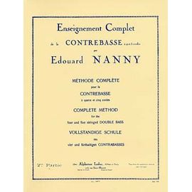 Nanny : Méthode Complète Pour La Contrebasse Vol. 2