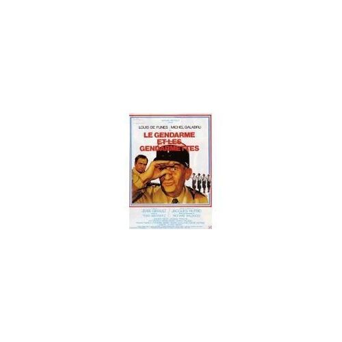 Le Gendarme Et Les Gendarmettes - Jean Girault - Louis De Funès - Michel Galabru - Affiche De Cinéma Pliée 120x160 Cm