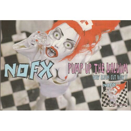 Nofx: Pump Up The Valuum - Carte Postale Hollande- Epitaph 2000 Punk