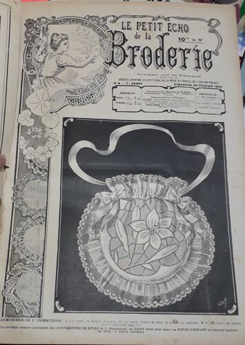 Le Petit Echo De La Broderie, 7e Année, N°9 (26 Février 1905) :