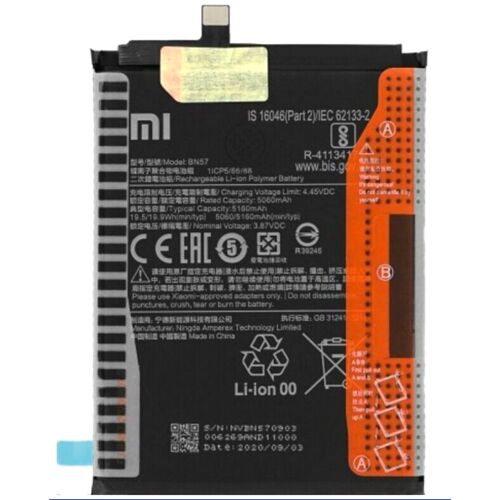 Batterie Pour Xiaomi Poco X3 Nfc/Poco X3 Pro/Poco X3 Gt Bn57 5160mah