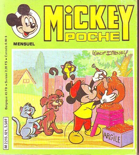 Mickey  N° 121 : Mickey Poche