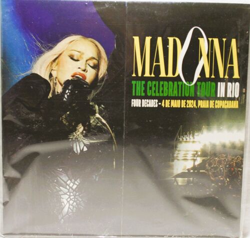Madonna The Celebration Tour In Rio 3lp Red, Blue, White Marbled Vinyls / Vinyles Rouge, Bleu, Blanc Marbres