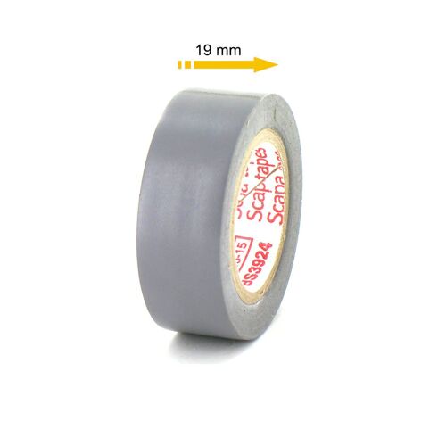 Ruban adhésif électrique SCAPA - PVC - 19mm - 2702-19-gris