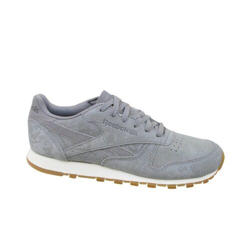 Baskets Basses Reebok Cl Lthr Clean Exotics - Gris - 36