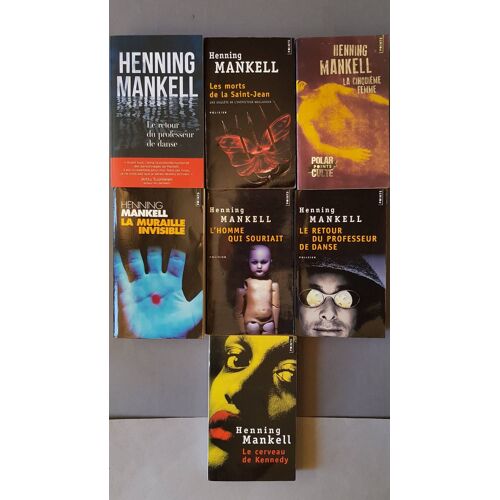 Henning Mankell - Lot De 7 Livres