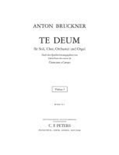 Te Deum (Violin 1 Part)