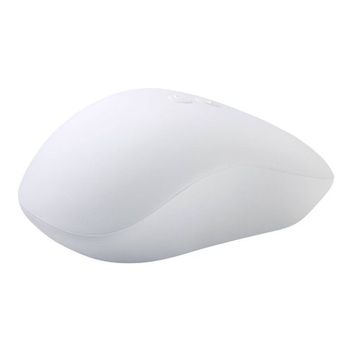 Renkforce - Souris - pour droitiers - infrarouge - 4 boutons - sans fil - 2.4 GHz - récepteur sans fil USB - blanc