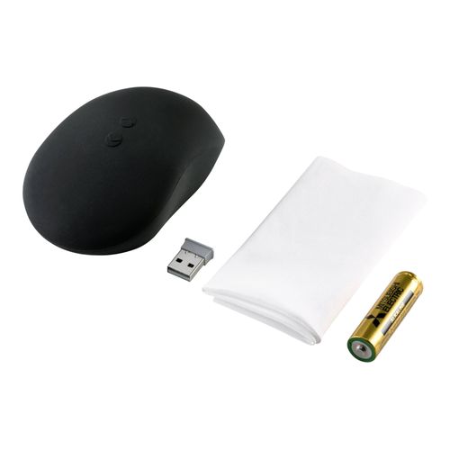 Renkforce - Medical - souris - pour droitiers - infrarouge - 4 boutons - sans fil - 2.4 GHz - noir