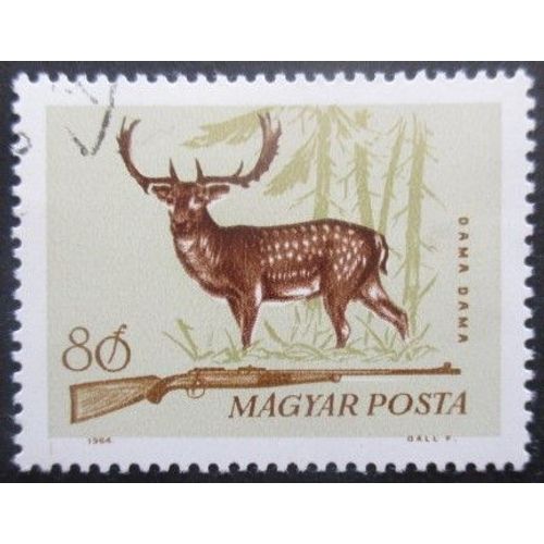 Hongrie N°1694 Daim Oblitéré