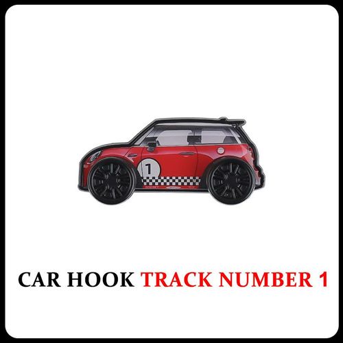 Piste Numéro 1 - Crochets De Voiture En Alliage Pour Mini Cooper F55 F56 R56 R60, Autocollants De Couverture, Câble De Fixation, Rangement Intérieur, Accessoires Automobiles, Décoration