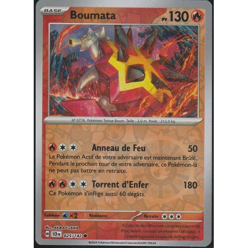 Carte Pokémon - Boumata - 025/142 - Reverse - Ev7 Couronne Stellaire