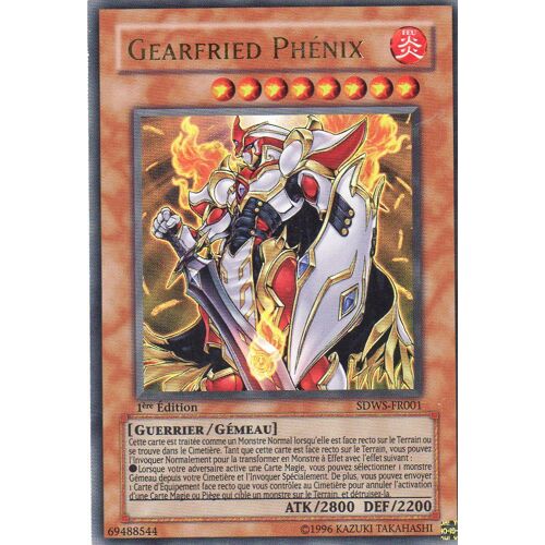 Carte Yu-Gi-Oh Gearfried Phénix - Yu-Gi-Oh! - Sdws-Fr001