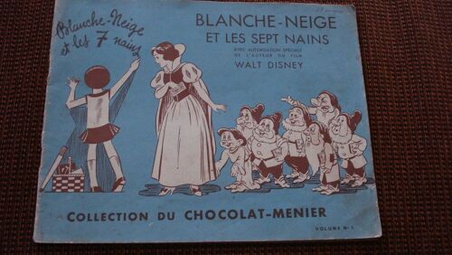Blanche Neige Et Les 7 Nains.Vol 1.Collection Chocolat Menier
