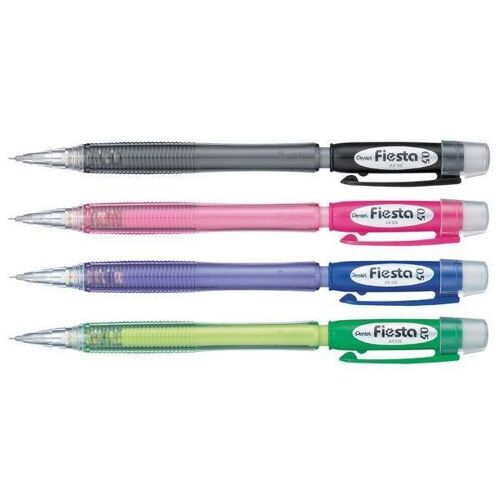 Pentel Porte-Mine Fiesta Ax107, Transparent-Bleu