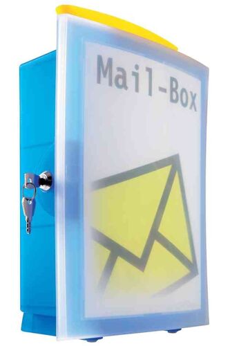 Han Boîte Aux Lettres Imag'in  En Plastique 260 X 375 X 128 Mm Gris Lumière