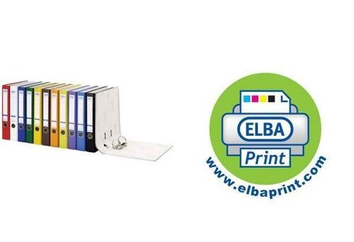 Elba Classeur Smart Pp/Papier,Largeur De Dos:50mm,Bleu Clair