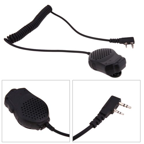 Double haut-parleur portable PTT, Microphone pour Baofeng UV-82 UV-82L GT-5