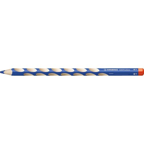 Stabilo Crayons De Couleur Easycolors, Pour Droitier, Bleu Outremer, Triangulaire