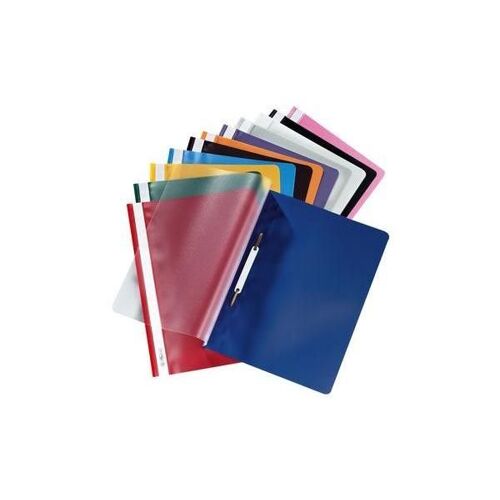 Herlitz Lot De 10 Chemise À Lamelle Format A4 Polypro Rose