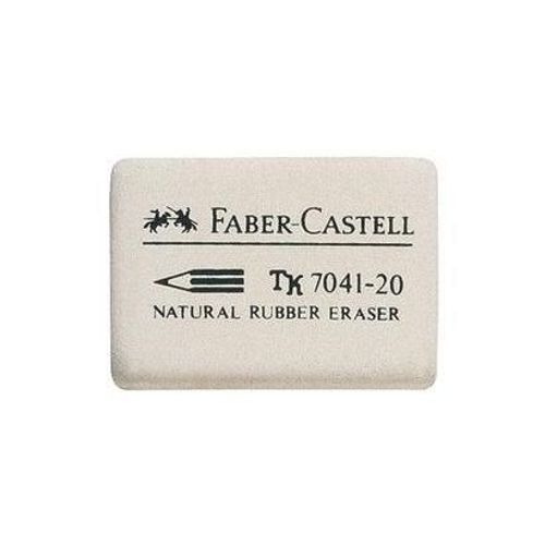 Faber-Castell Gomme En Caoutchouc 7041-20, Blanc