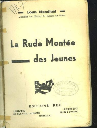 La Rude Montee Des Jeunes