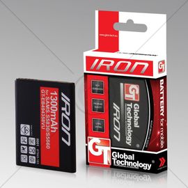 Global Technology Iron - Batterie Pour Téléphone Portable 1300 Mah - Pour Samsung Galaxy Ace, Fit, Gio, Pro, Y Pro Duos, Young; Wave M