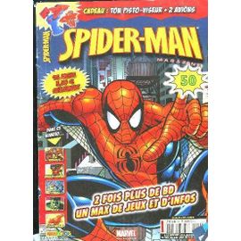 Spider Man N° 50 Fevrier Mars 2010. Sommaire: 2 Fois Plus De Bd Un Max De Jeux Et D Infos.
