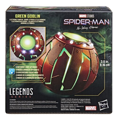 AVENGERS MOVIE Marvel Legends Series Bombe-citrouille électronique Green Goblin