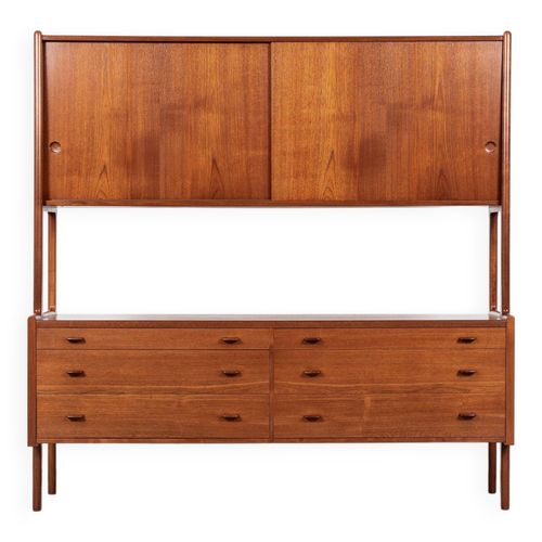 Buffet Double Danois Du Milieu Du Sicle Ry20 En Teck Par Hans Wegner Pour Ry Mbler Bois